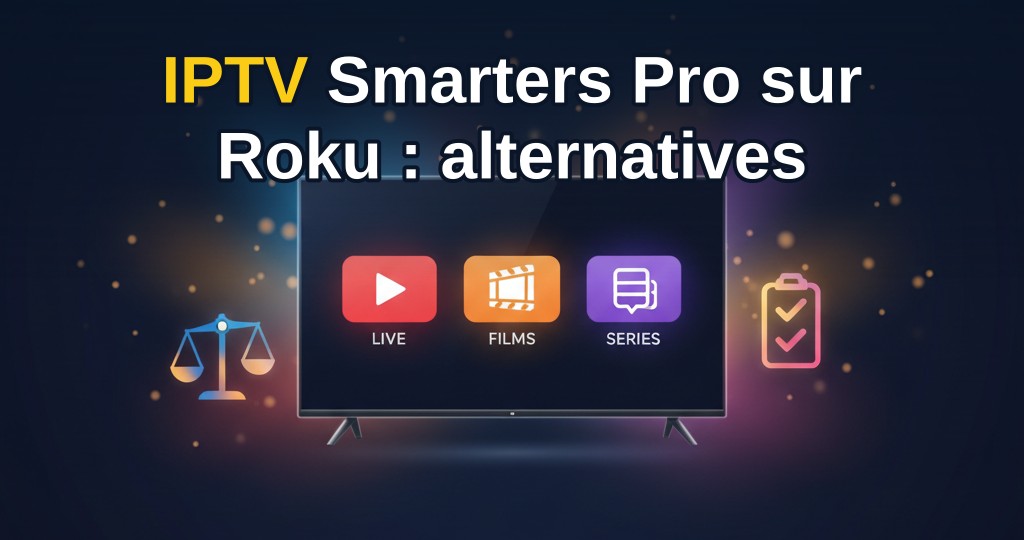 Comparatif des alternatives à IPTV Smarters Pro sur Roku en 2026